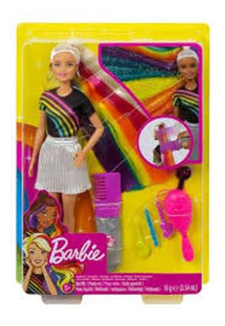 Barbie penteado de arco iris Clearance