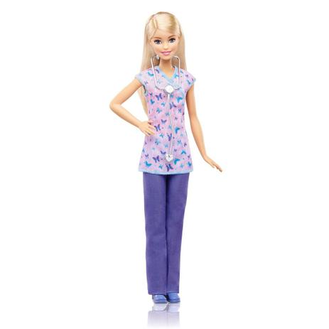 Barbie Profissões Boneca Médica - Mattel Menor preço em Barbie Profissões Boneca Médica - Mattel