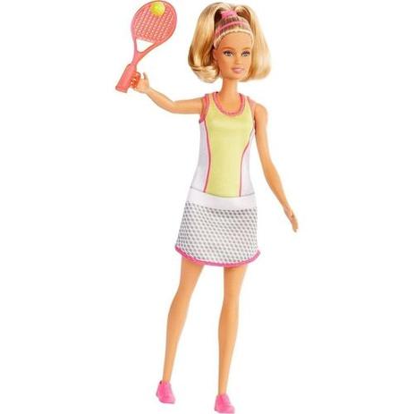 Barbie Profissoes Jogadora De Tenis Dvf50 Mattel Boneca Barbie Magazine Luiza