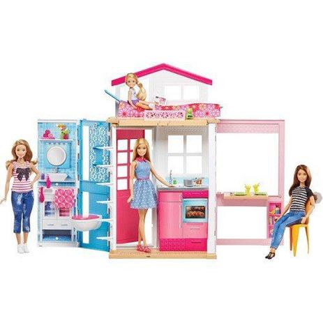 Barbie Real Casa com Boneca Mattel DVV48 Menor preço em Barbie Real Casa com Boneca Mattel DVV48