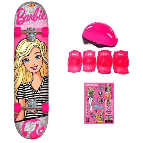 Barbie Skate com Acessórios de Segurança e Adesivos My Best Friend- Fun Divirta-Se Menor preço em Barbie Skate com Acessórios de Segurança e Adesivos My Best Friend- Fun Divirta-Se