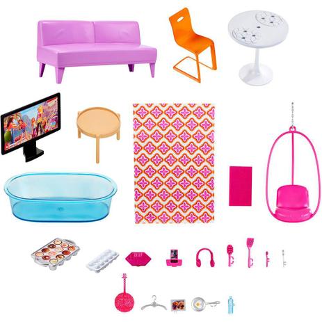 Barbie Super Casa De 3 Andares Dly32 - Mattel Menor preço em Barbie Super Casa De 3 Andares Dly32 - Mattel