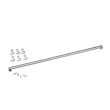 Barra Aço Inox com 6 Ganchos 40 cm Top Pratic - Brinox Menor preço em Barra Aço Inox com 6 Ganchos 40 cm Top Pratic - Brinox