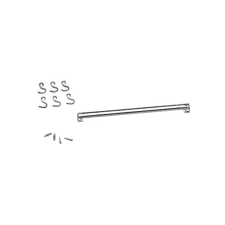 Barra Aço Inox com 6 Ganchos 40 cm Top Pratic Inox - Brinox Menor preço em Barra Aço Inox com 6 Ganchos 40 cm Top Pratic Inox - Brinox