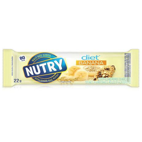 Barra Cereal Nutry Diet Banana C/24 - Nutrimental Menor preço em Barra Cereal Nutry Diet Banana C/24 - Nutrimental