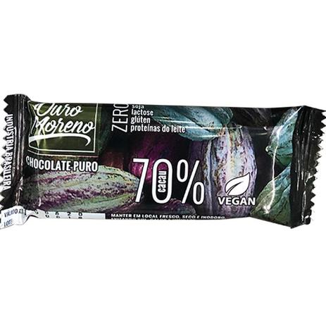 Barra Chocolate 70 cacau 20g - Ouro Moreno Menor preço em Barra Chocolate 70 cacau 20g - Ouro Moreno