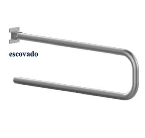Barra de Apoio Articulado 80cm Aço Inox Escovado - Proditi Menor preço em Barra de Apoio Articulado 80cm Aço Inox Escovado - Proditi