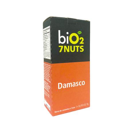 Barra de Castanhas 7Nuts Damasco - Bio2 - 3 unidades de 25g é boa?