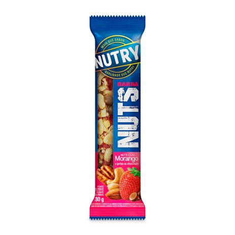 Barra de Cereais Nutry Nuts Morango 30g Menor preço em Barra de Cereais Nutry Nuts Morango 30g