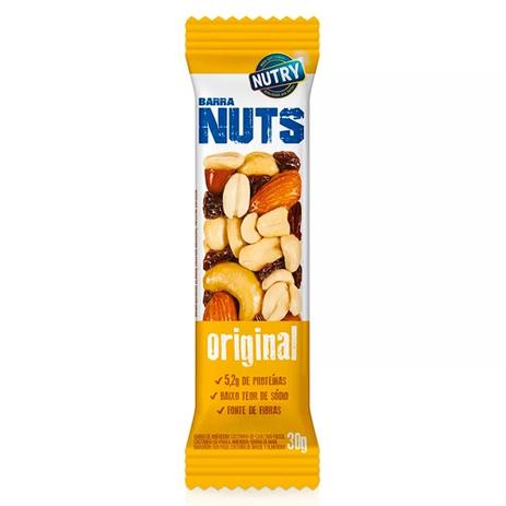 Barra de Cereal Nutry Nuts Original 30g Menor preço em Barra de Cereal Nutry Nuts Original 30g