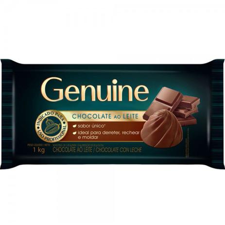 Barra de Chocolate Genuine Ao Leite 1kg - Cargill - Diversos Menor preço em Barra de Chocolate Genuine Ao Leite 1kg - Cargill - Diversos