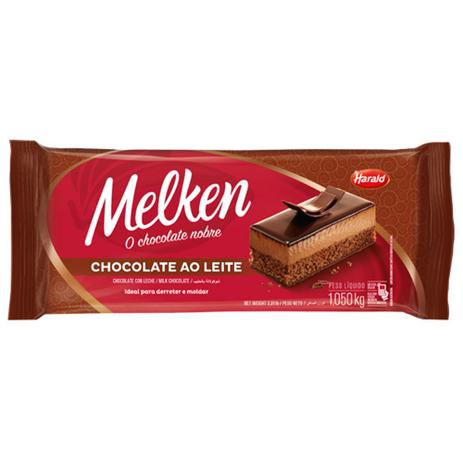 Barra de Chocolate Melken Ao Leite 1,05kg - Harald Menor preço em Barra de Chocolate Melken Ao Leite 1,05kg - Harald