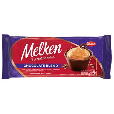 Barra de Chocolate Melken Blend 1,05kg - Harald Menor preço em Barra de Chocolate Melken Blend 1,05kg - Harald