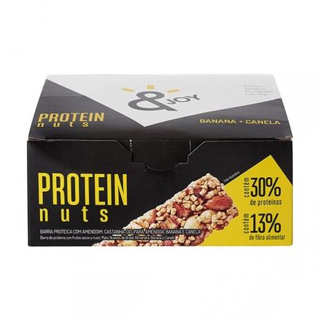 Barra de Protein Nuts Banana e Canela 35g x 12 - JOY é ruim? Barra de Protein Nuts Banana e Canela 35g x 12 - JOY é boa?