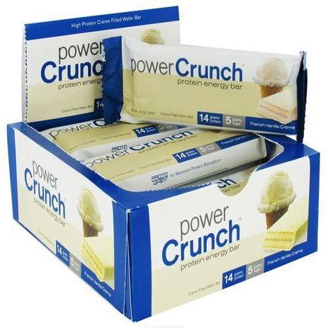 Barra de Proteina Power Crunch - Baunilha Caixa com 12 - BNRG Menor preço em Barra de Proteina Power Crunch - Baunilha Caixa com 12 - BNRG