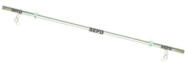 Barra de Tubo Oca 160cm com Presilhas - Sepo. Menor preço em Barra de Tubo Oca 160cm com Presilhas - Sepo.