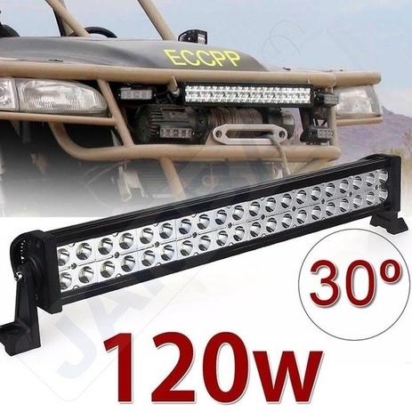 Barra Farol Auxiliar Milha Led Cree 120w Foco Duplo Off Road - Geral Menor preço em Barra Farol Auxiliar Milha Led Cree 120w Foco Duplo Off Road - Geral