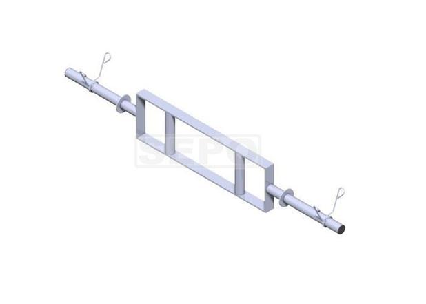 Barra ”H” de Tubo Oca 105cm com Presilhas - Sepo. Menor preço em Barra ”H” de Tubo Oca 105cm com Presilhas - Sepo.