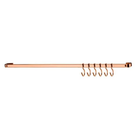 Barra Piatina de 30cm Com 6 Ganchos Multiuso - Cobre - Future Menor preço em Barra Piatina de 30cm Com 6 Ganchos Multiuso - Cobre - Future