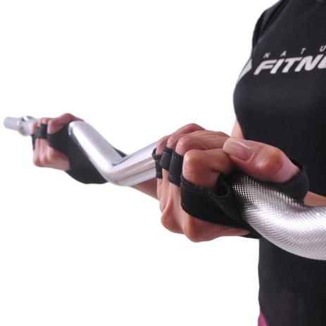Barra W Musculação Academia Maciça e Cromada 120cm - Natural Fitness Menor preço em Barra W Musculação Academia Maciça e Cromada 120cm - Natural Fitness