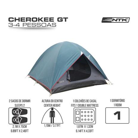 Barraca Camping Nautika 3/4 Pessoas Cherokee Iglu Sobreteto Menor preço em Barraca Camping Nautika 3/4 Pessoas Cherokee Iglu Sobreteto