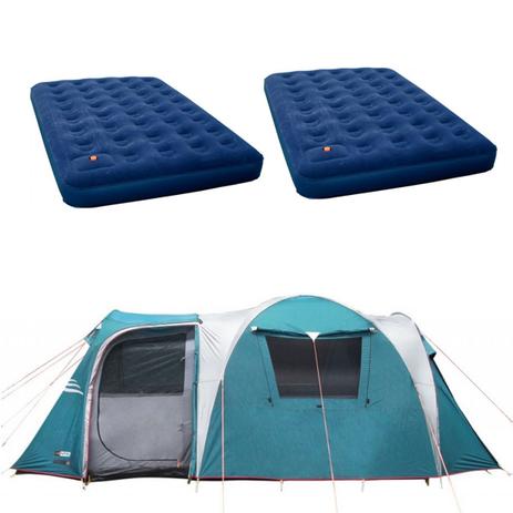 Barraca Camping Nautika Arizona GT 9/10 Pessoas + 2 Colchões Casal Inflável Zenite Menor preço em Barraca Camping Nautika Arizona GT 9/10 Pessoas + 2 Colchões Casal Inflável Zenite