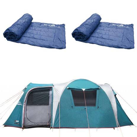 Barraca Camping Nautika Arizona GT 9/10 Pessoas + 2 Colchonetes Camp Mat é boa?