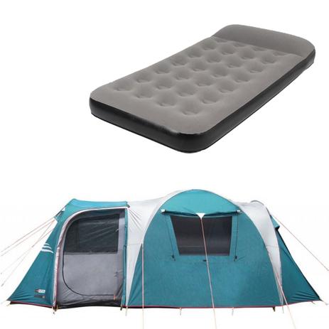 Barraca Camping Nautika Arizona GT 9/10 Pessoas + Colchão Solteiro Inflável Star Twin Menor preço em Barraca Camping Nautika Arizona GT 9/10 Pessoas + Colchão Solteiro Inflável Star Twin