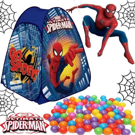 barraca com 100 bolinhas homem aranha azul 92x72 infantil dobravel menino toca cabana - Zippy Menor preço em barraca com 100 bolinhas homem aranha azul 92x72 infantil dobravel menino toca cabana - Zippy