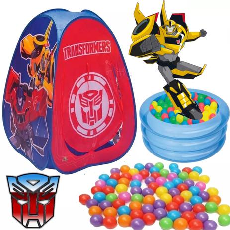 barraca com bolinhas infantil dobravel menino transformers + piscina azul 43 litros banheira - Zippy Menor preço em barraca com bolinhas infantil dobravel menino transformers + piscina azul 43 litros banheira - Zippy