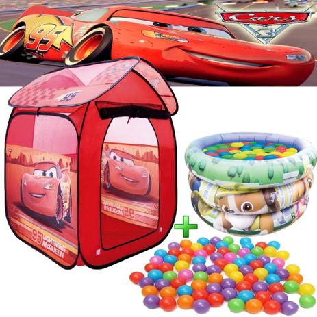 barraca com bolinhas infantil menino carros relampago 98x78 + piscina patrulha canina 38 litros - Zippy é boa?