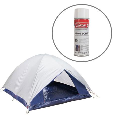 Barraca de Camping Dome 6 Pessoas Nautika + Impermeabilizante para Barracas Coleman é boa?