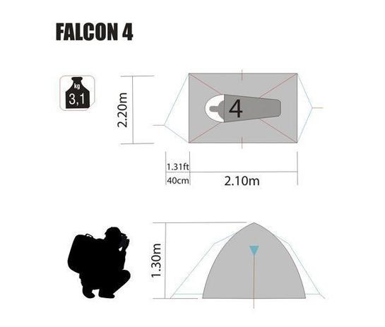Barraca De Camping Falcon 4 Pessoas Bolsa Tipo Iglu Nautika Menor preço em Barraca De Camping Falcon 4 Pessoas Bolsa Tipo Iglu Nautika