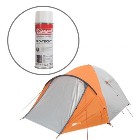 Barraca de Camping Katmandu 3 Pessoas Azteq + Impermeabilizante para Barracas Coleman Menor preço em Barraca de Camping Katmandu 3 Pessoas Azteq + Impermeabilizante para Barracas Coleman