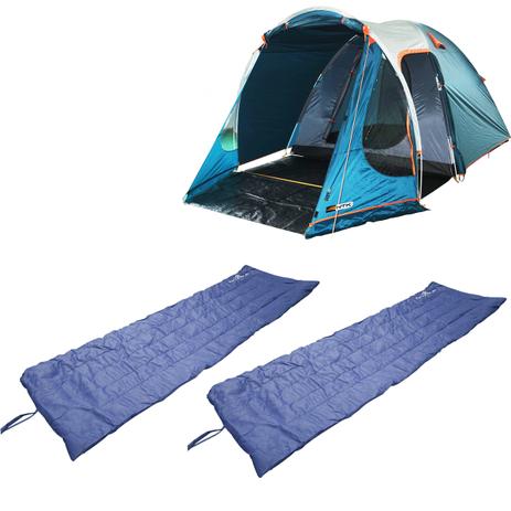 Barraca Iglu Nautika Indy 6 Pessoas + 2 Colchonetes Leve e Resistente Camp Mat Menor preço em Barraca Iglu Nautika Indy 6 Pessoas + 2 Colchonetes Leve e Resistente Camp Mat
