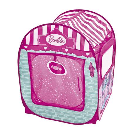 Barraca Infantil Barbie Doceria Fabulosa Com 50 Bolinhas 7786-1 Fun Menor preço em Barraca Infantil Barbie Doceria Fabulosa Com 50 Bolinhas 7786-1 Fun