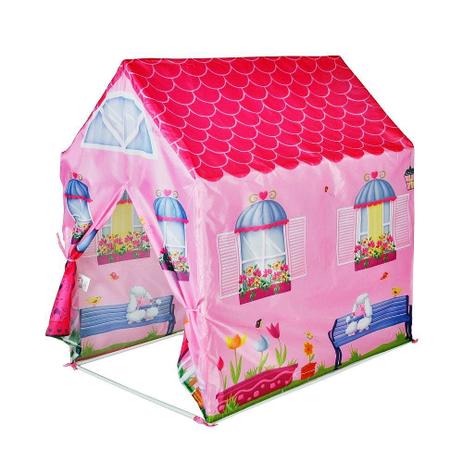 Barraca Infantil Meninas Tenda Minha Casinha Grande - DM Toys - Barraca /  Toca / Cabana Infantil - Magazine Luiza