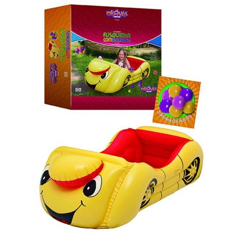 Barraca infantil playground inflavel fusquinha piscina com bolinhas e kit reparo - Mor Menor preço em Barraca infantil playground inflavel fusquinha piscina com bolinhas e kit reparo - Mor