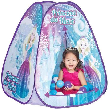 Barraca Princesa Da Neve Castelo Toca C/60 Bolinhas Braskit é boa?
