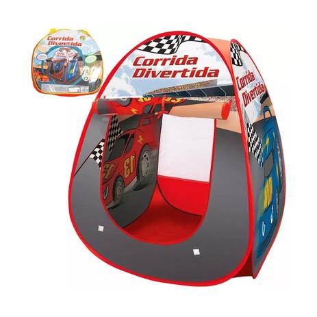 Barraca Toca Infantil Dobrável Corrida Divertida Dm Toys Menor preço em Barraca Toca Infantil Dobrável Corrida Divertida Dm Toys
