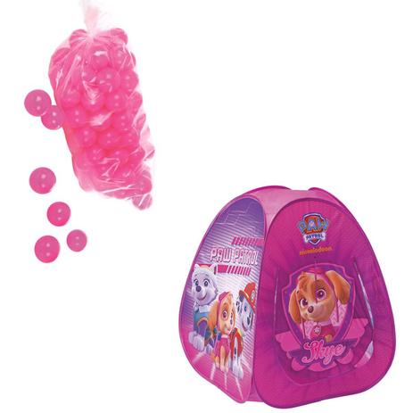 Barraca Toca Portátil Infantil bebê Patrulha Canina Menina com 50 Bolinhas - Zein Menor preço em Barraca Toca Portátil Infantil bebê Patrulha Canina Menina com 50 Bolinhas - Zein