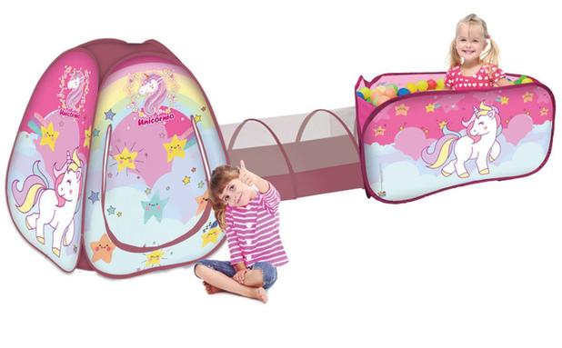 Barraca Túnel Infantil 3 Em 1 Unicórnio - Fabricando Idéias - Fabricando Ideias Inovadoras é boa?