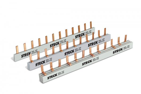Barramento Bifásico 80A 220/440V p/ 12 Disjuntores 1P ou 6 Disjuntores 2P Din S2F210B - STECK Menor preço em Barramento Bifásico 80A 220/440V p/ 12 Disjuntores 1P ou 6 Disjuntores 2P Din S2F210B - STECK