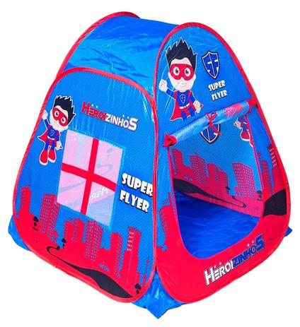 Barraquinha infantil Estampa Heroizinhos AZUL - Unik Menor preço em Barraquinha infantil Estampa Heroizinhos AZUL - Unik