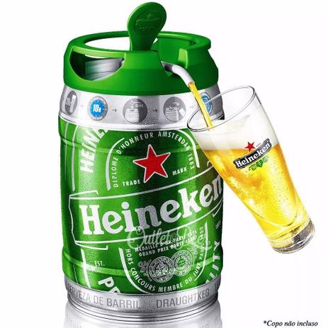 Barril Cerveja Importada Heineken C/ 5 Litros Oferta - Haineken Menor preço em Barril Cerveja Importada Heineken C/ 5 Litros Oferta - Haineken