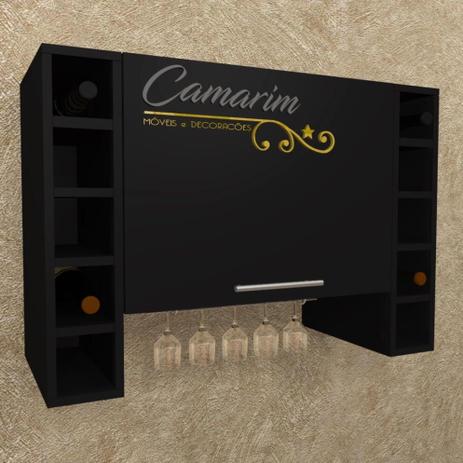Barzinho com Adega para 8 garrafas e porta Taça - Bar12 - Camarim móveis é boa?