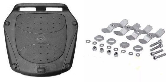 Base Baú Bauleto Givi 45 Litros E-450 Simply Com Presilhas Menor preço em Base Baú Bauleto Givi 45 Litros E-450 Simply Com Presilhas