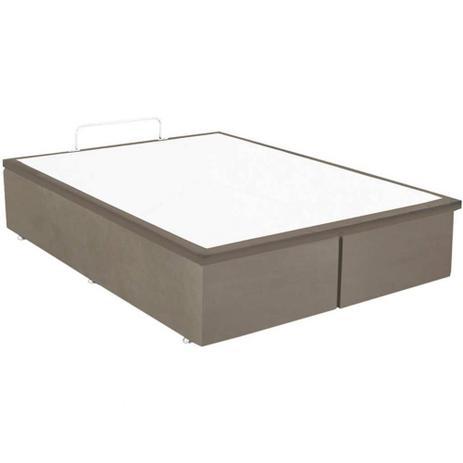 Base Baú Courino Bege Casal 138x188x39 Ortobom - Colchões ortobom Menor preço em Base Baú Courino Bege Casal 138x188x39 Ortobom - Colchões ortobom