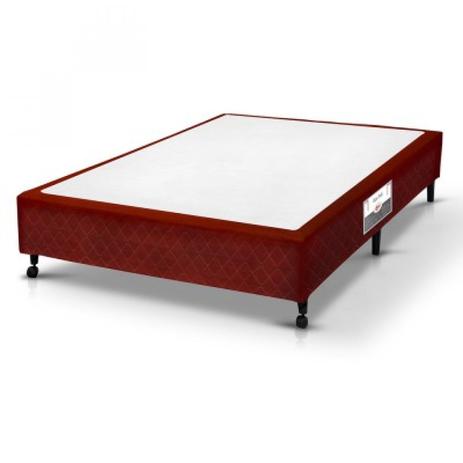 Base Box Casal 36cmx128cmx188cm SI Poli Castor Vinho - Colchões castor Menor preço em Base Box Casal 36cmx128cmx188cm SI Poli Castor Vinho - Colchões castor