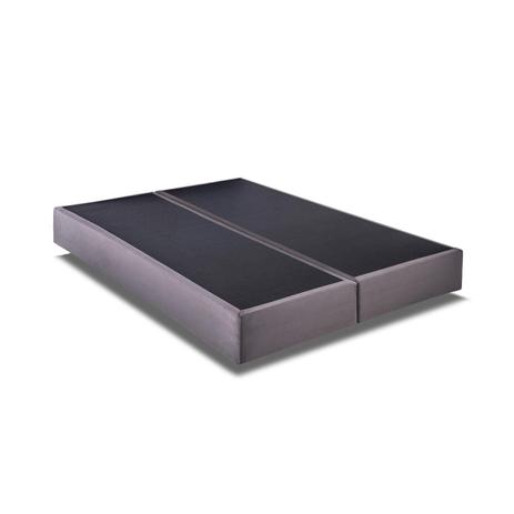 Base Box Queen Bipartido Sommier 158cmx198cm Kappesberg Cinza Menor preço em Base Box Queen Bipartido Sommier 158cmx198cm Kappesberg Cinza